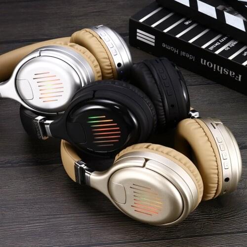 Wireless Headset Bluetooth HiFi Gaming TM-061 Headphones w/ Microphone LED Light Portable Entertainment Earphone Supplies
