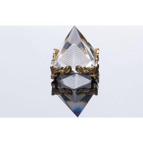 Mini Crystal Pyramid Ornaments Exquisite Crafts Energy Tower Creative Gifts Desktop Ornaments Photography Props Home Decorations