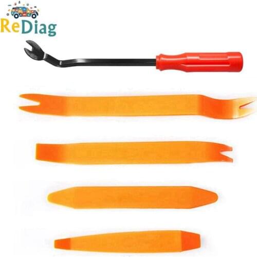 Hot 4/12pcs Kit Car Disassembly Tools Car DVD Stereo Refit Tools Interior Plastic Trim Panel Dashboard Installation Removal BX