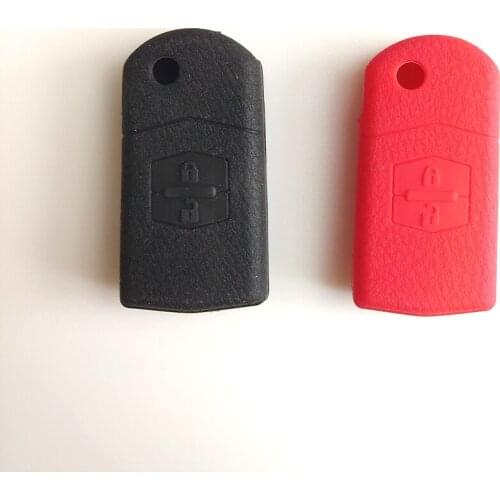 New Silicone Rubber Car Key Cover Case protector Sticker Remote Key Bag Case For Mazda Series