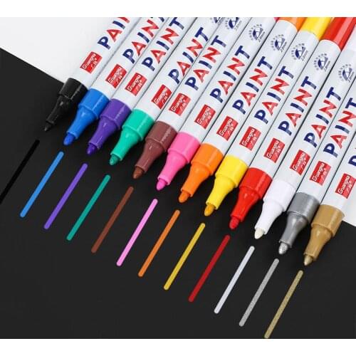 Permanent Acrylic Painter Metallic Pen Epoxy Resin Mold Painting Art Marker Gold Silver Drawing Marker For DIY Epoxy Resin Crfat
