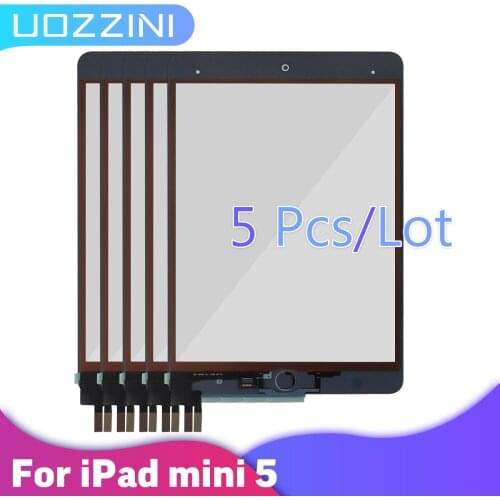 5pcs Touch For iPad mini 5 Digirtizer Sensor Glass Panel A2124 A2126 A2133 Touch screen Replacement For iPad mini 5 100%Tested
