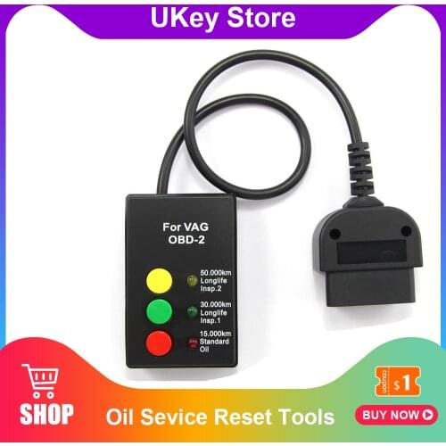 SI RESET VAG SI RESET OBD2 Oil Sevice Reset Tool For VW AUDI FORD Seat & Skoda Cars with OBD2 Connector