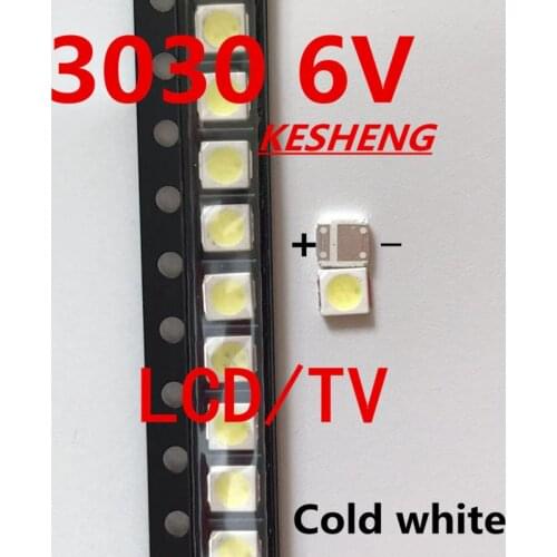 Lextar Retroilluminazione A LED LED Ad Alta Potenza 1.8 W 3030 6 V bianco Freddo 150-187LM PT30W45 V1 TV Application/2000PCS