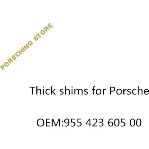 Thick shims for Porsche OEM:95542360500