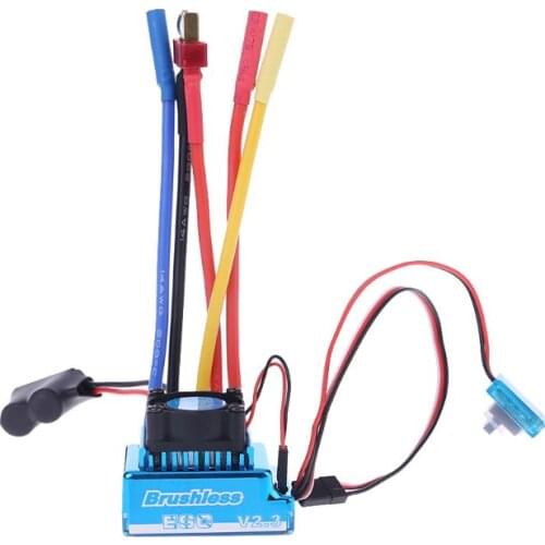 Waterproof 45A 60A 80A 120A Brushless ESC Electric Speed Controller Dust-proof for 1/8 1/10 1/12 RC Car Crawler RC Boat Part