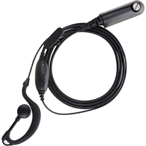 High quality G-shape earpiece for Yanton T850 two way radio headset with VOX function