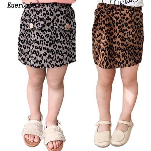 Toddler Leopard Skirt For Girl Spring 2020 Baby Girls Skirts Kids Skirt For Girls Age 1 2 3 4Y