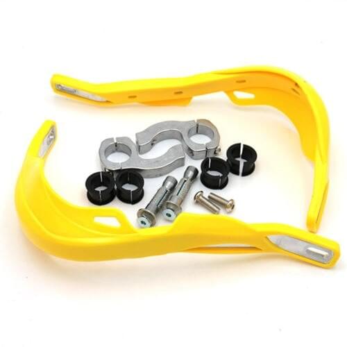 Yellow 7/8" 22mm 1 1/8''28mm Handlebar Brush Bar Hand Guards Handguard Universal Motorcycle For Honda Yamaha Kawasaki BMW