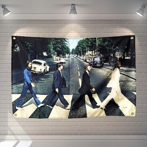 Hard Rock Heavy Metal Music Banners & Flags Tapestry Band Posters HD Canvas Printing Art Tapestry Mural Wall Decoration Gift A5