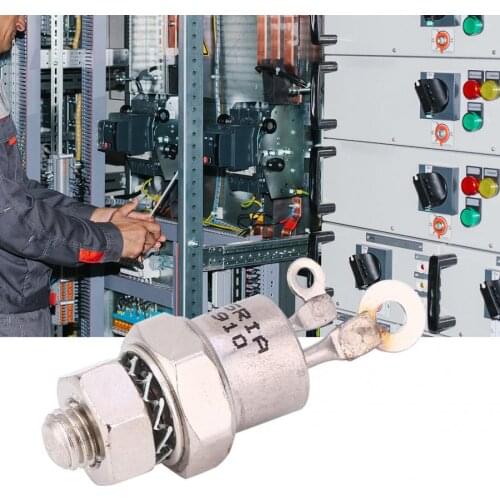 2Pcs Silicon Controlled Rectifier Screw Type Thyristor 25RIA120 SCR for Motor Control 1200V DC power