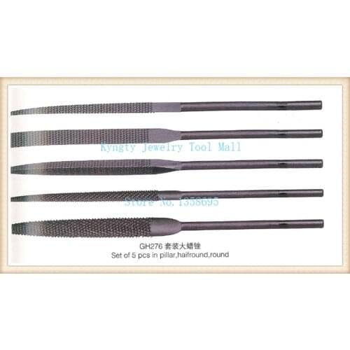 5pcs Wax File craft jewelry tool for Carving and Filing