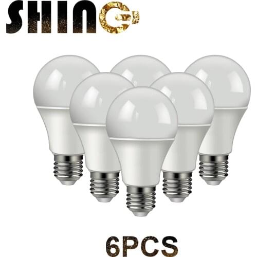 6pcs/Lot 2021 New Arrival Top Fashion Ce 2835 Focos Led Bubble Ball Bulb A60 Energy Saving E27 10W 220V 3000K 6000K For Bedroom