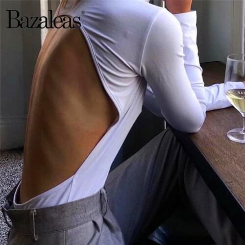 Bazaleas Women's Turtleneck Bodysuit