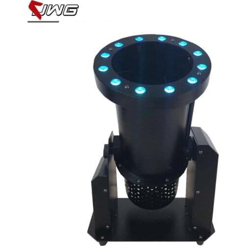 Free Shipping 12x3w Led Confetti Blower Machine DMX/Remote Paper Confetti Cannon Machine For Wedding Party