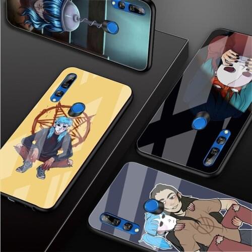 Sally Face Game Tempered Glass Phone Case For Huawei honor 8X 9 10i 20i 20Lite 20Pro 30 Pro Cover Shell
