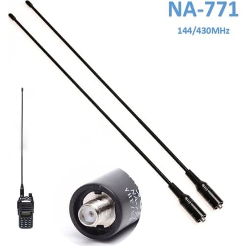 10W Radio Dual Band UHF/VHF 144/430MHz NA 771 SMA Female Replacement Suitable For Baofeng UV5R Walkie Talkie Parts