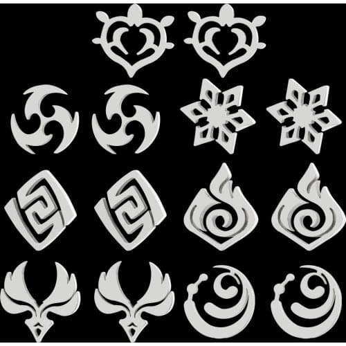 KF Ornament Stud Earrings