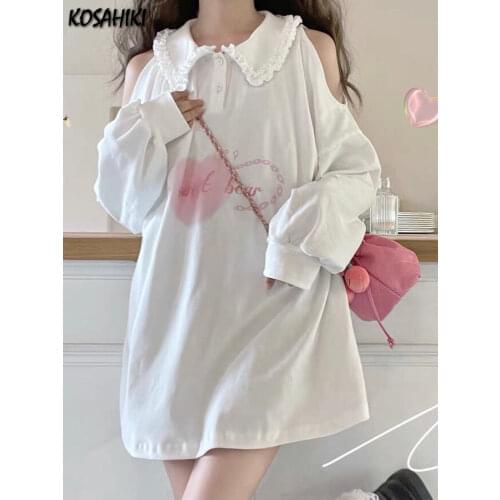 KOSAHIKI Long Sleeve Summer Dresses
