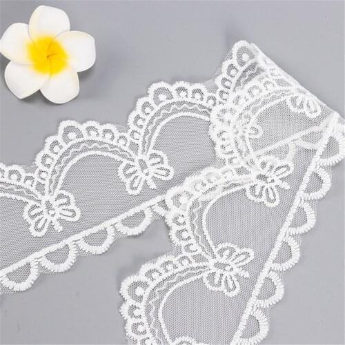 1 Yards Ribbon Mesh Lace Net Edge Trim Fabric DIY Underwear Clothing Dress Craft