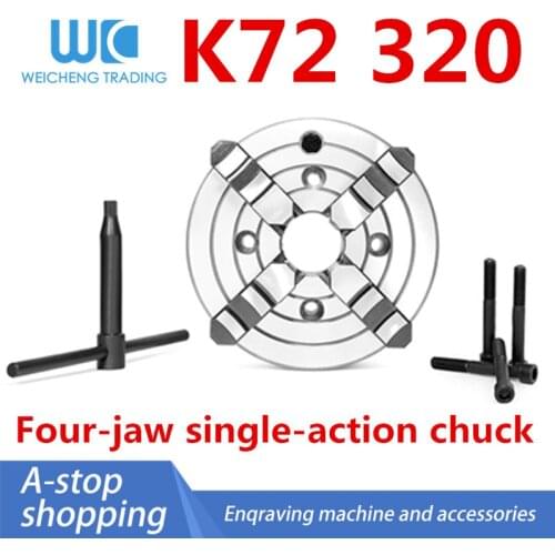 Four-jaw single-action chuck K72-320