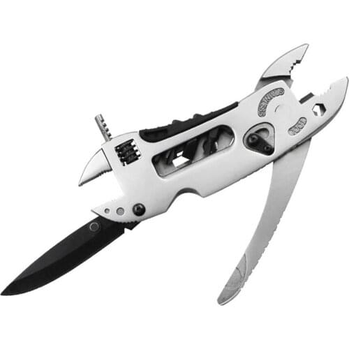 Multi-Function Wrench Tool Pliers Pocket Screwdriver Set Kit Adjustable Wrench Outdoor Camping Survival Mini Knife Combination