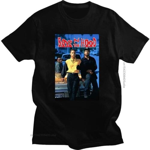 Doughboy Boyz N The Hood Tshirt Ice Cube 90S Movies New Tshirts Men T Shirt Fashion Hip Hop Harajuku Short Sleeve Tops Tee
