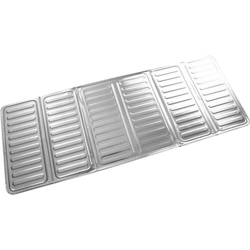 Novelty 84X32.5cm Kitchen Aluminum Foil Cooking Frying Pan Oil Splash Screen Cover Anti Splatter Shield Guard Oil Divider