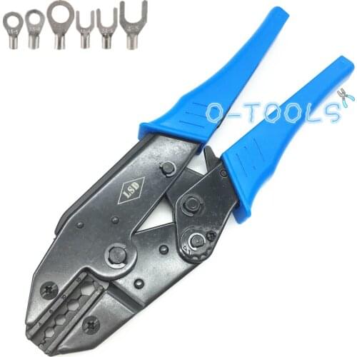 Non-insulated spade terminal crimping pliers cable lug crimping tool LS-416TX capacity 4-16mm2