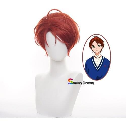 2021 New WONDER EGG PRIORITY Wig Anime Momoe Sawaki Cosplay Costume Heat Resistant Synthetic Hair + Wig Cap