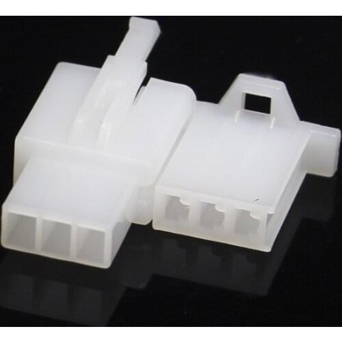 2.8mm 3p motorcycle electric car connector plug female hole core line docking