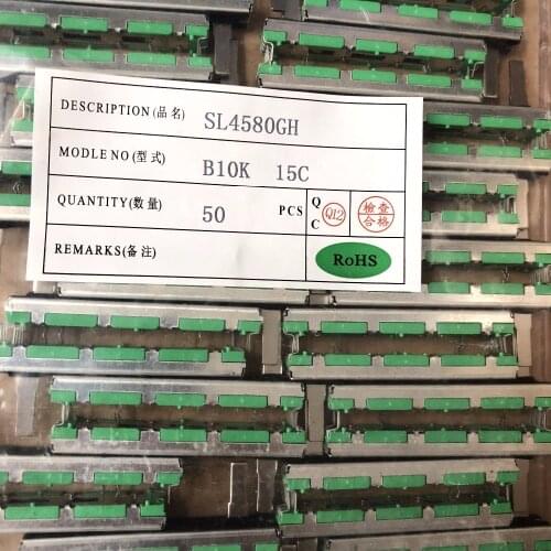 50pcs SL4580GH Mixer B10K B103 Straight Slide Potentiometer Total Length 60mm Travel 45mm / Stereo Fader B103X2
