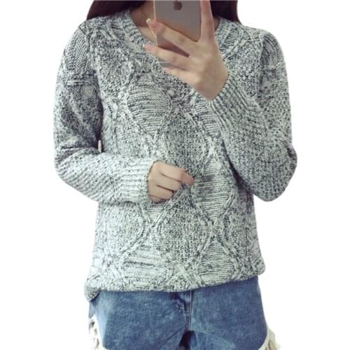 2021 Spring Sweater Women New womens Variegated Linen Female Pulllover Loose Thin Diamond Knit Sweaters Coat Vestidos MMY026