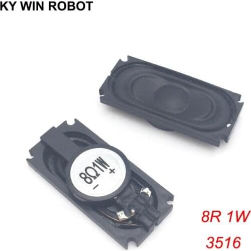 2PCS/Lot Notebook Speaker Horn 1W 8R 3516 1635 Loud speaker 8 ohms 1 Watt 8R 1W 35*16MM thickness 5.2MM