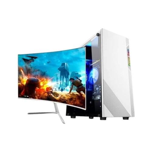 23.8'' 27'' inch curved lcd monitor CPU i7 Ram 32GB SSD 480GB 1TB Desktop computer PC