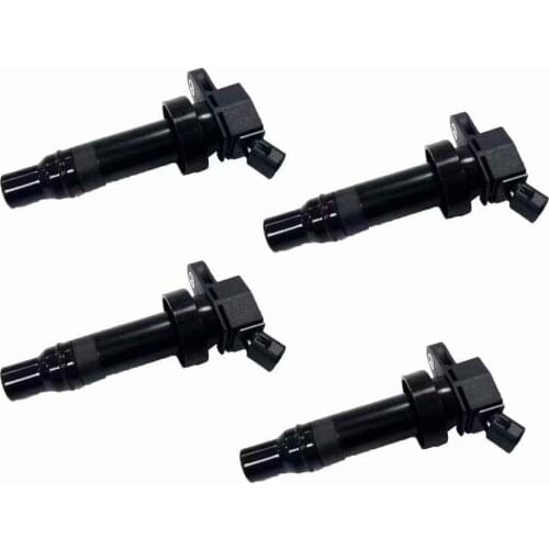 4x Car Ignition Coil Pack Auto Engine Ignition Coil 273012B010 For 2010-2011 Kia Soul L4 1.6L DOHC Hyundai 27301-2B010