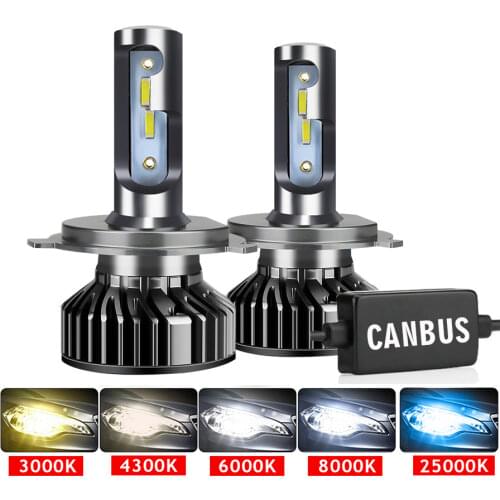 Car Headlight CSP 16000LM 110W H4 LED H7 Canbus H1 H3 H8 H11 9005 9006 3000K 6000K Car Auto Headlamp Led Lights For Car