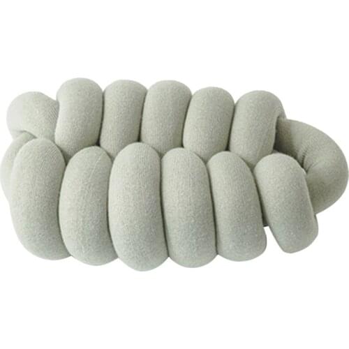 Home Decoration Sofa Bed Cushion Nordic Wind Hand Knot Chair Back Seat Cushion Office Hand Rest Car Lumbar Pillow