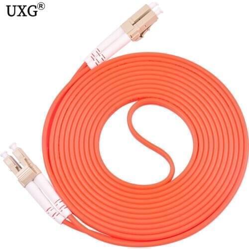 Dual LC To LC Fiber Patch Cord Jumper MM Duplex Multi Mode Optic Optical Patch Cord For Network/Cable 1m 2m 3m 5m 10m 20m 30m
