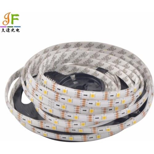 20M 4X5M DC5V SK9822 Warm White Cool White 30leds/m Addressable 5050 flexible led pixel strip IP65 Waterproof DATA and CLOCK