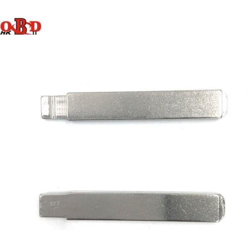 HKOBDII 10 pcs/lot Metal Blank Uncut Flip KD Remote Key Blade Type #58 for Citroen Triumph NO. 58 Blade