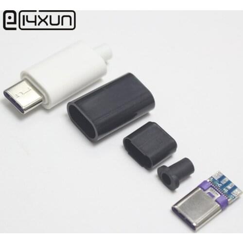 2sets USB 5A Type C for DIY Repair Cable P30 P20 Pro lite Mate20 10 Pro P10 Plus USB 3.1 Type-C Supercharge Super Charger Plug