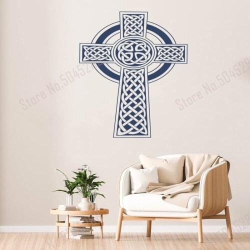 Catholic Christian Cross Holy Relic of the European Cross of God Jesus Wallpaper Adorns the Living room Sanctuary in Peace Z534