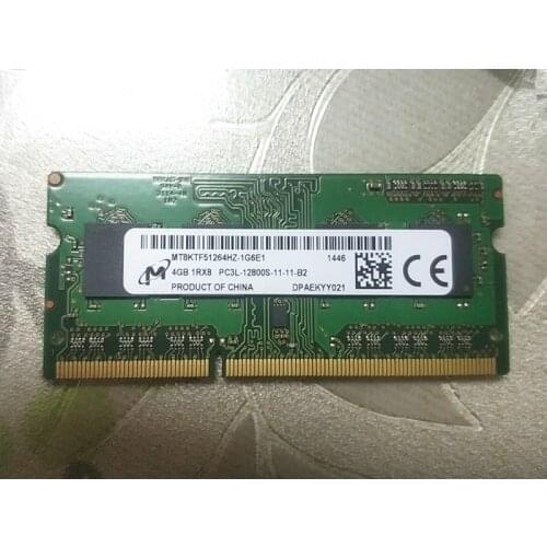 Micron DDR3 RAMS 4GB 1RX8 PC3L-12800S 4GB memory ddr3 laptop ram
