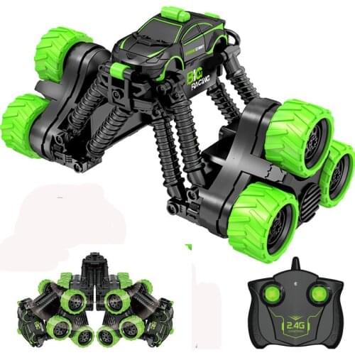 New 1:16 RC Stunt 360 Degree 2.4G 6WD Off-road Electric RC Car Play 15mins 12km Radio Controlled Vehicles Remote Control Toy