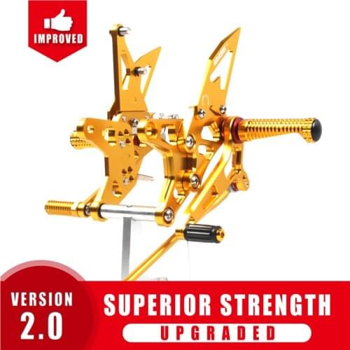 ARASHI Rider Footrest For HONDA CBR600RR Adjustable Rearset Foot Pegs CBR 600 RR 2007 2008 Rear Foot Rest CBR 600RR 07 08 CNC