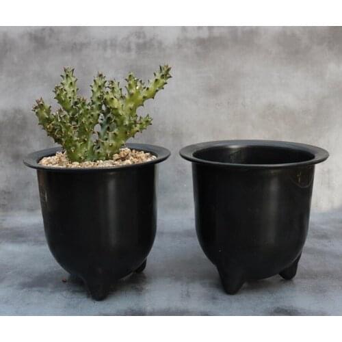 Diameter 12cm,Practical wild plastic basin,special basin for fairy ball resin Vientiane basin,meaty artifical flowerpot,planter