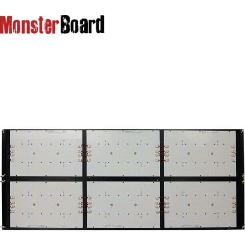 Quatum Led Grow Light Board Full Spectrum Samsung lm301h QB288 3500K/3000K+660nm+uv+ir Meanwell driver 480w/600w DIY part