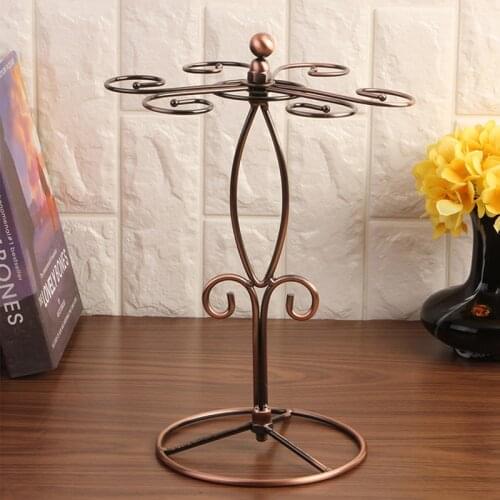 Wine Glass Rack Countertop Wine Glass Holder Elegant Freestanding Stemware Storage Rack Wine Glass Stand Racks LBShippin