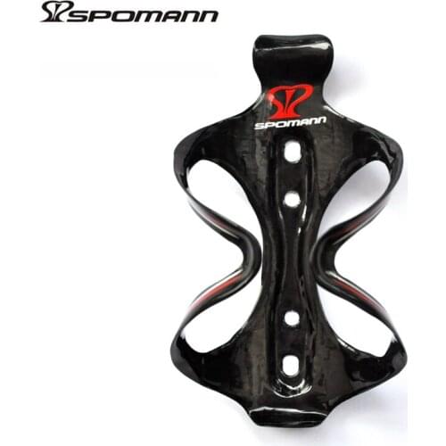SPOMANN ultralight carbon bottle cage outdoor cycling bicycle bottle holder road water bottle cages bike accessories parts 24g